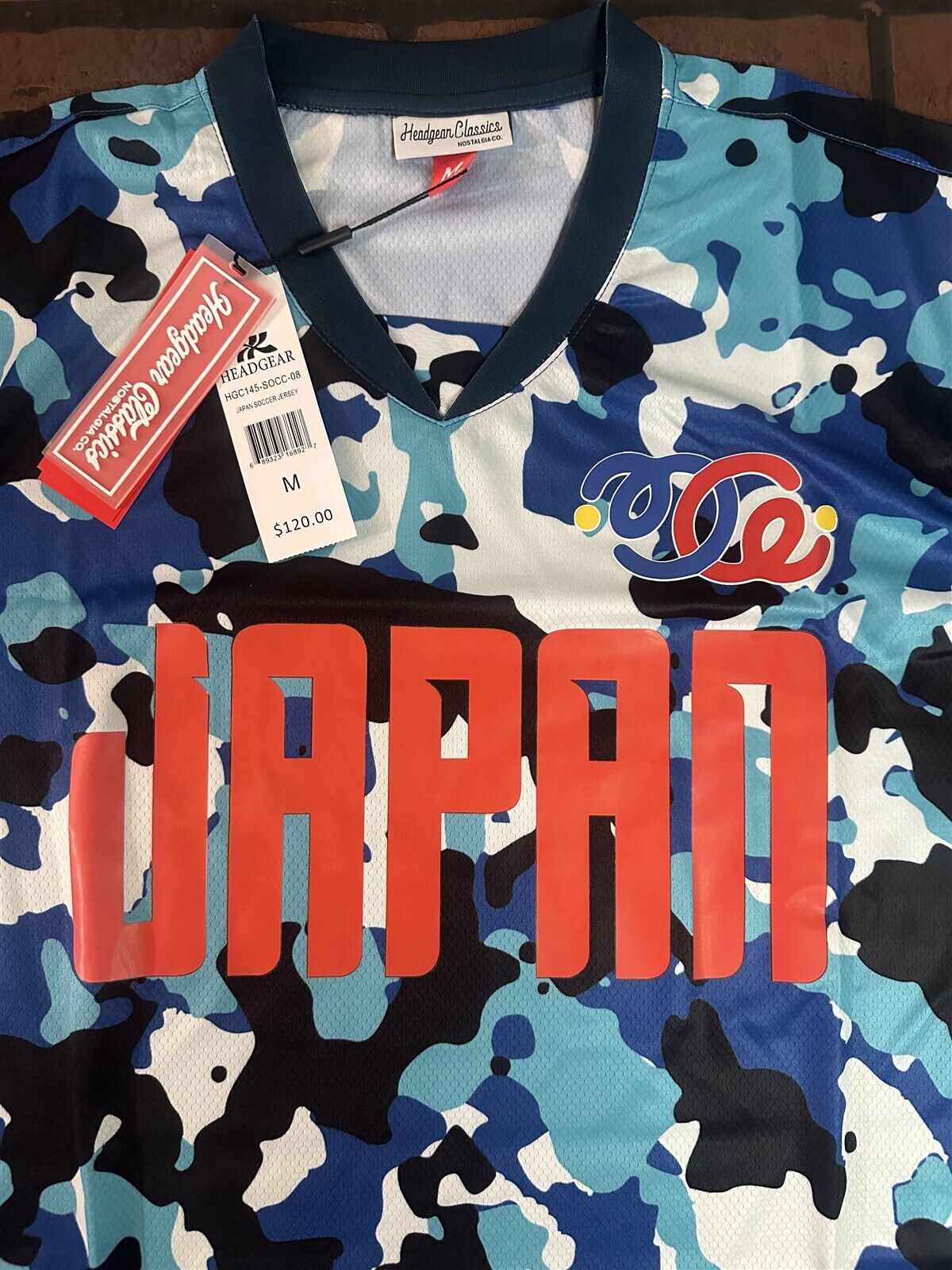 JAPAN 1990 World Cup National Team Headgear Classics Soccer Jersey