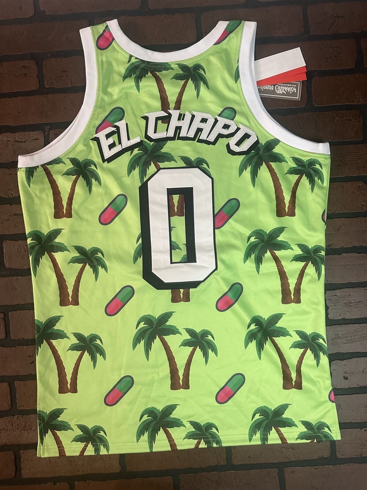 EL CHAPO Headgear Classics Black Basketball Jersey