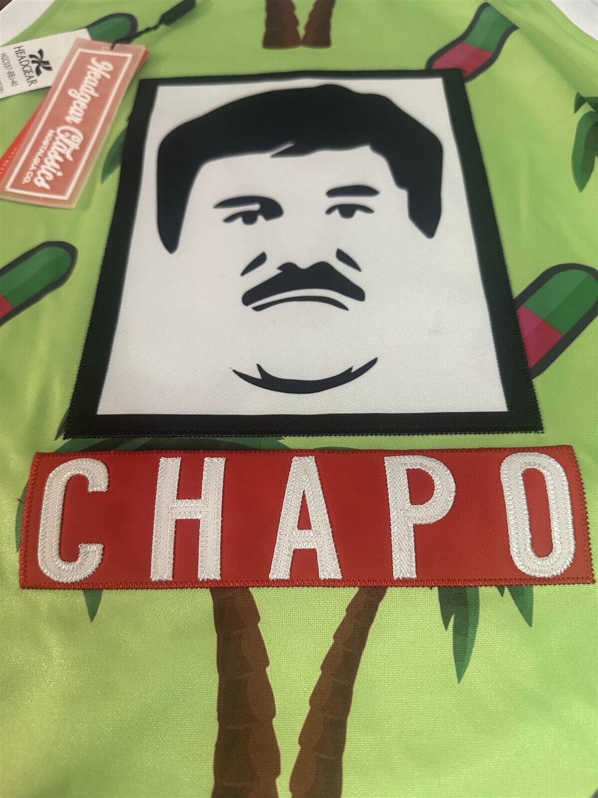 EL CHAPO Headgear Classics Black Basketball Jersey