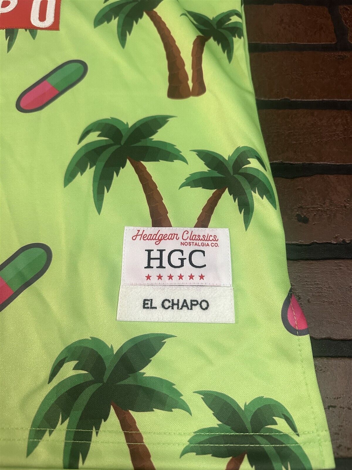 EL CHAPO Headgear Classics Black Basketball Jersey