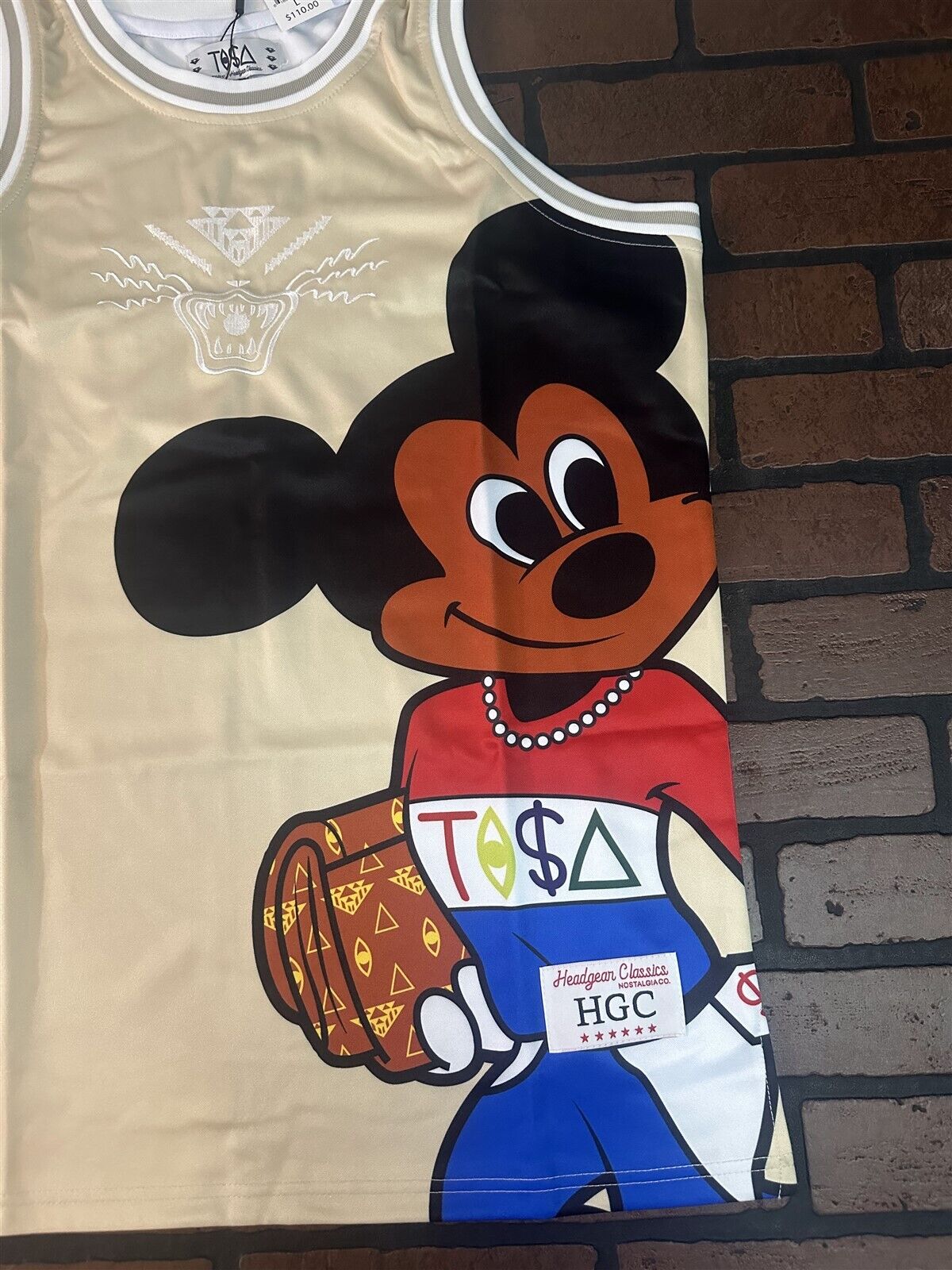 MICKEY TISA Headgear Classics Basketball Jersey