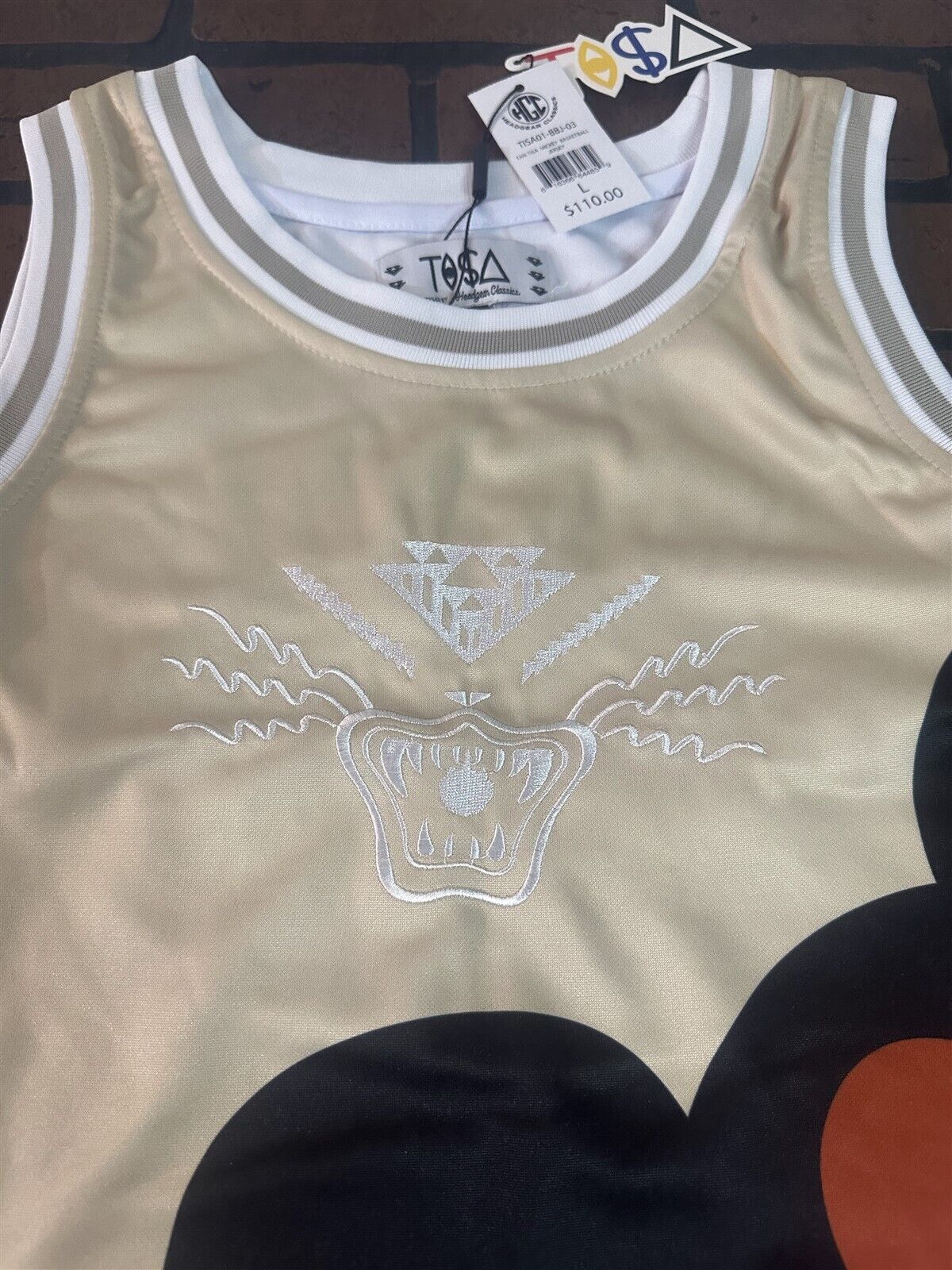 MICKEY TISA Headgear Classics Basketball Jersey
