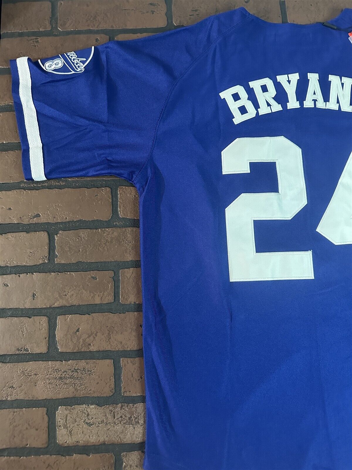 Kobe/24/8 Mamba Blue "Legends" Headgear Classics Baseball Jersey