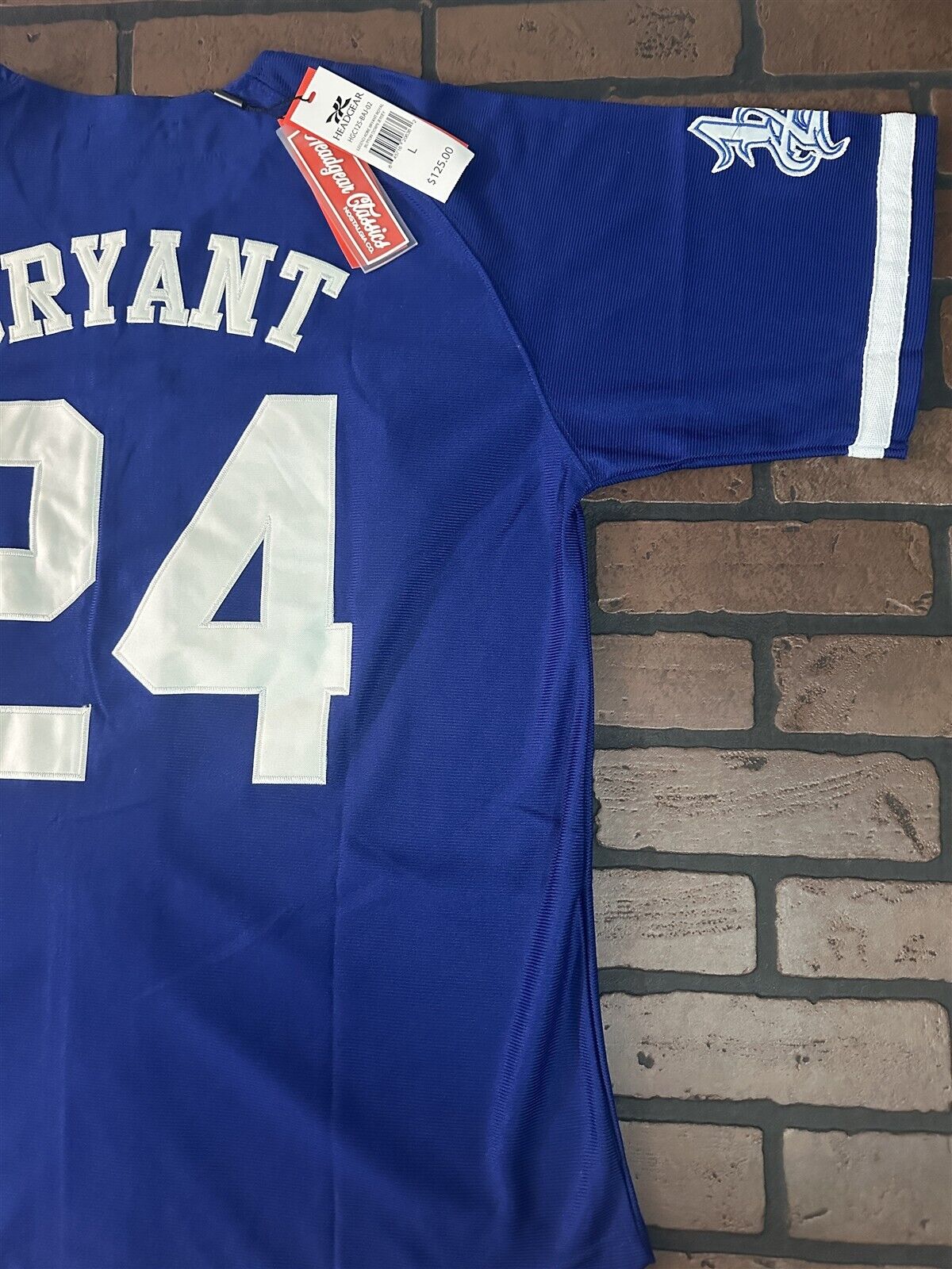 Kobe/24/8 Mamba Blue "Legends" Headgear Classics Baseball Jersey