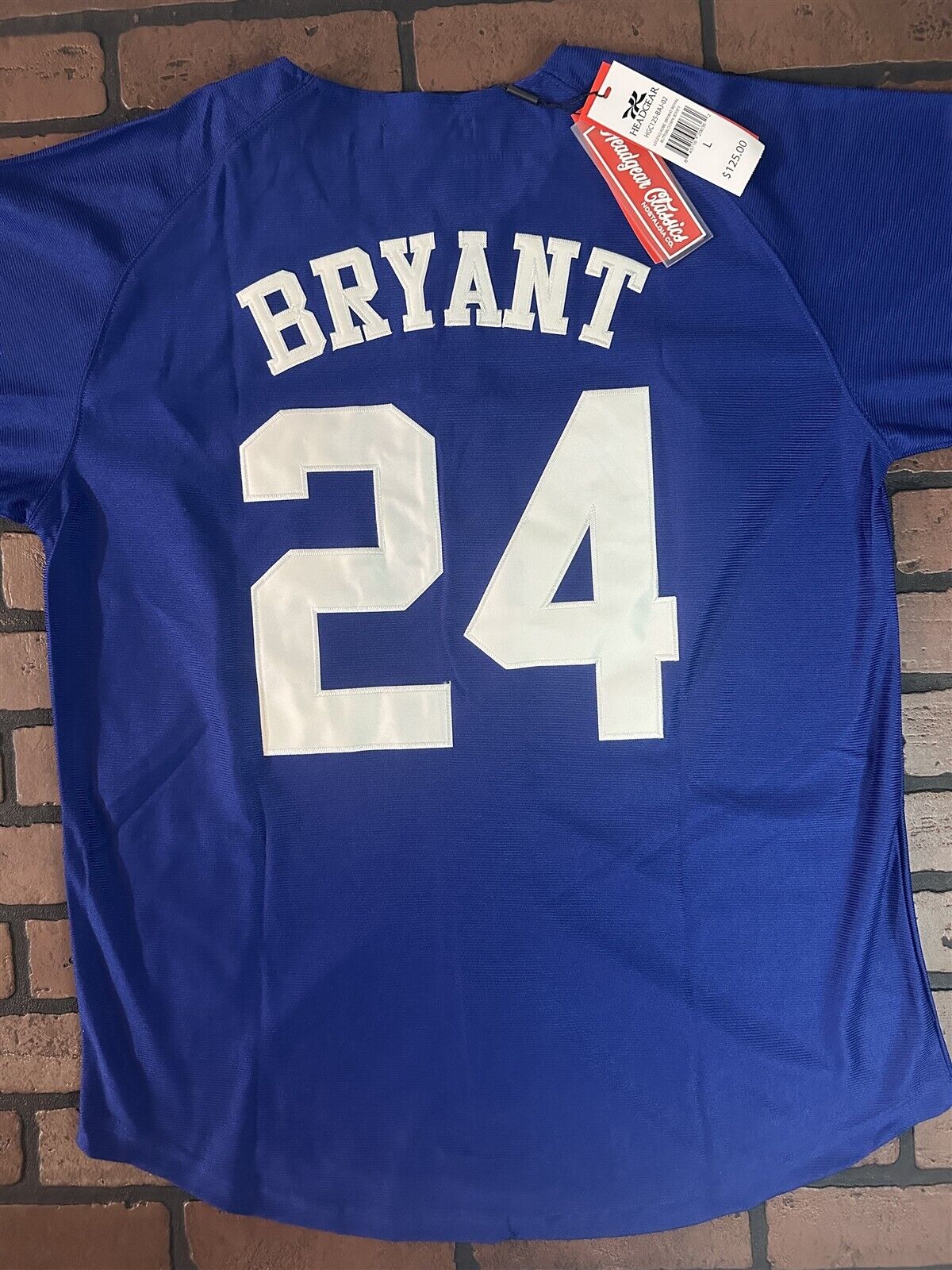 Kobe/24/8 Mamba Blue "Legends" Headgear Classics Baseball Jersey