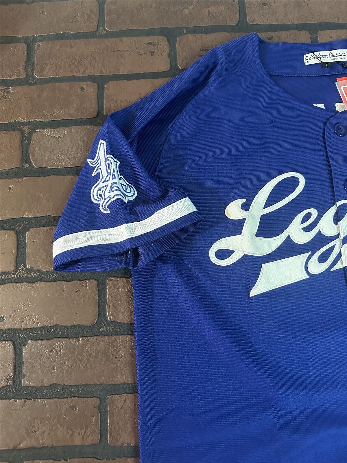 Kobe/24/8 Mamba Blue "Legends" Headgear Classics Baseball Jersey