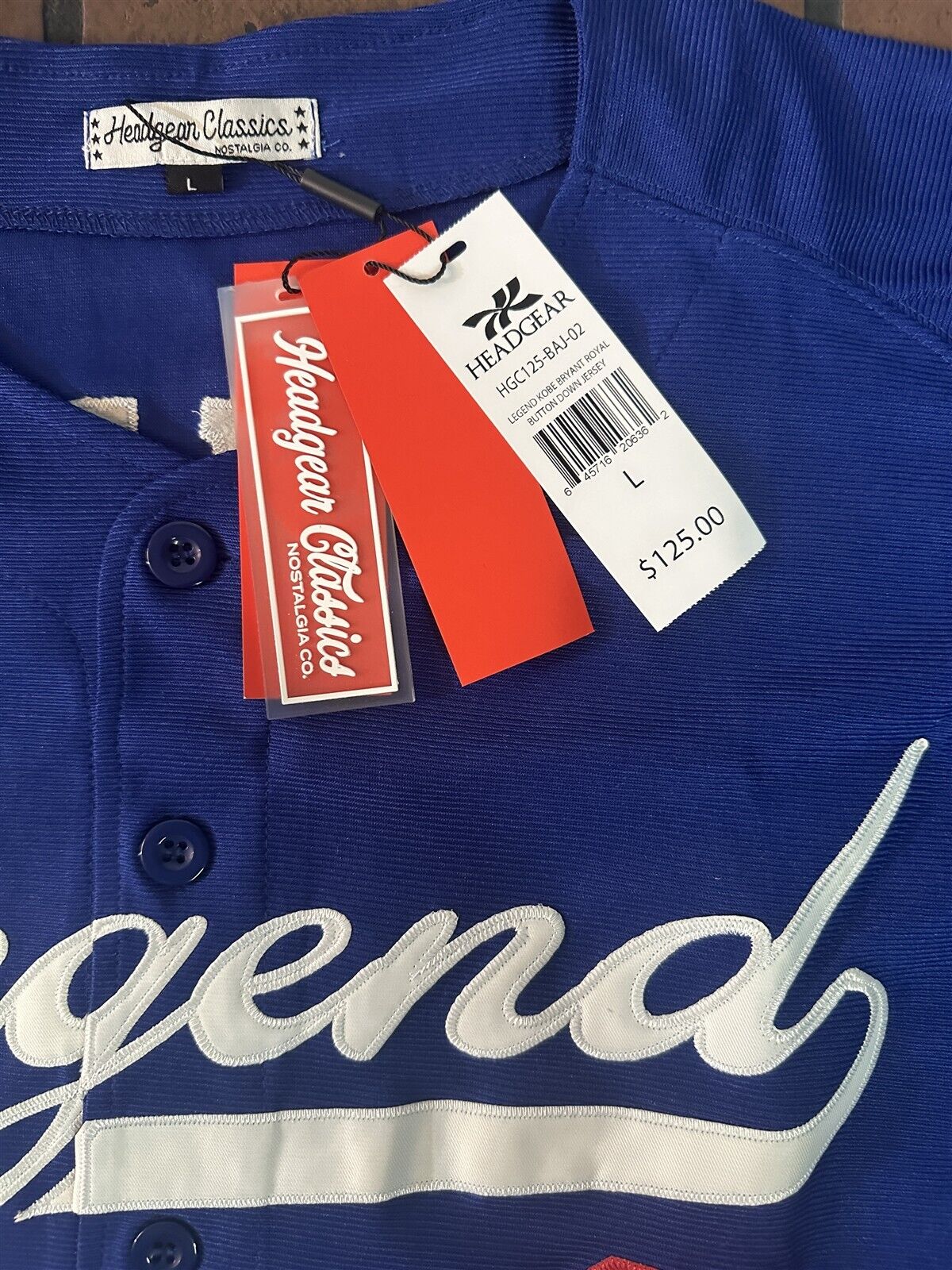 Kobe/24/8 Mamba Blue "Legends" Headgear Classics Baseball Jersey