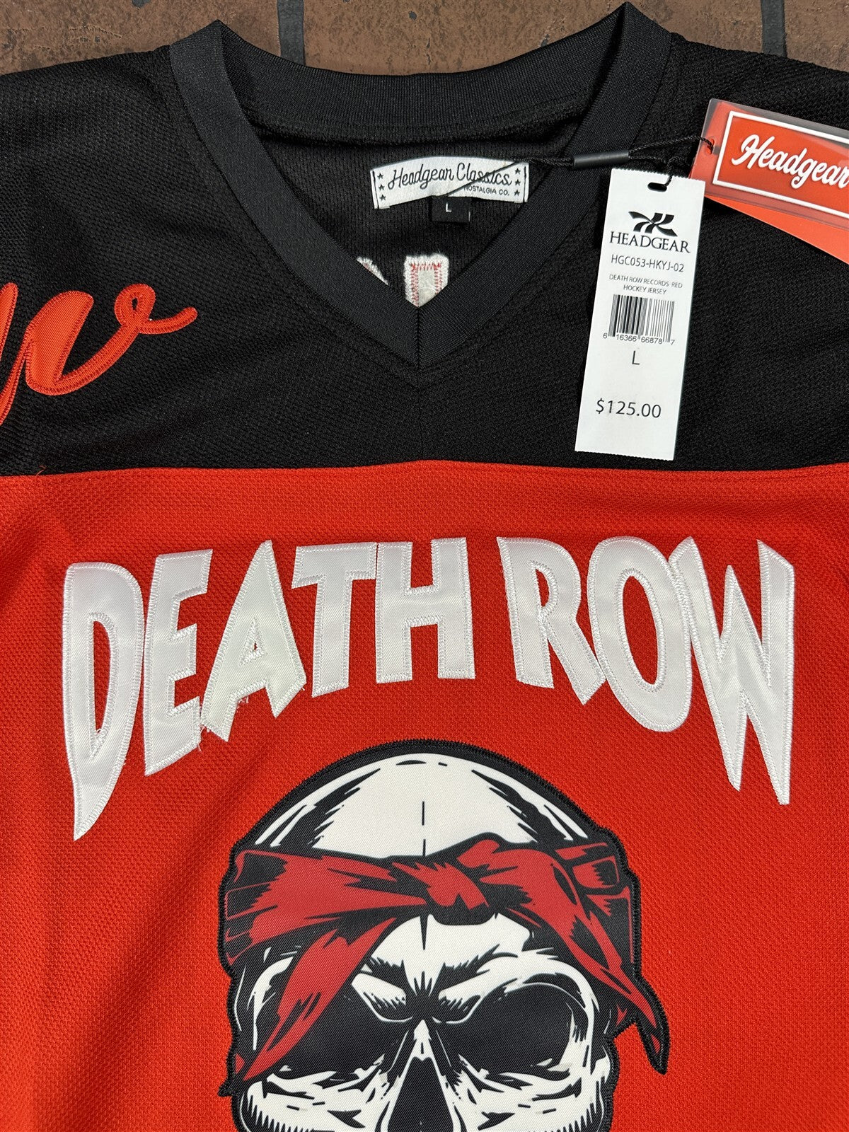 DEATH ROW RECORDS Headgear Classics Hockey Jersey