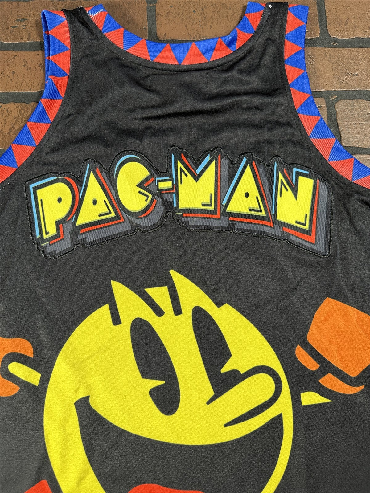 PAC MAN Black Headgear Classics Basketball Jersey