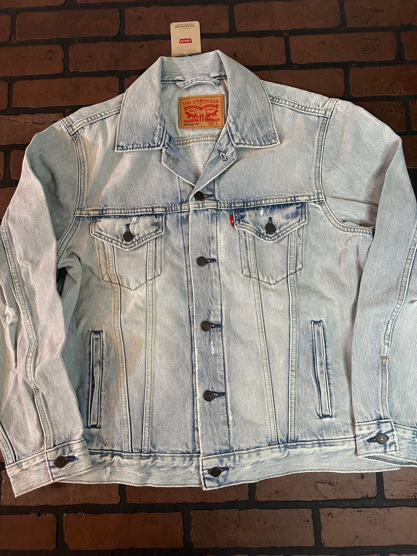 Levi's Distressed Denim Jacket