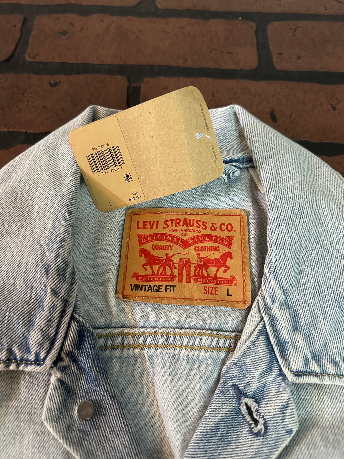 Levi's Distressed Denim Jacket
