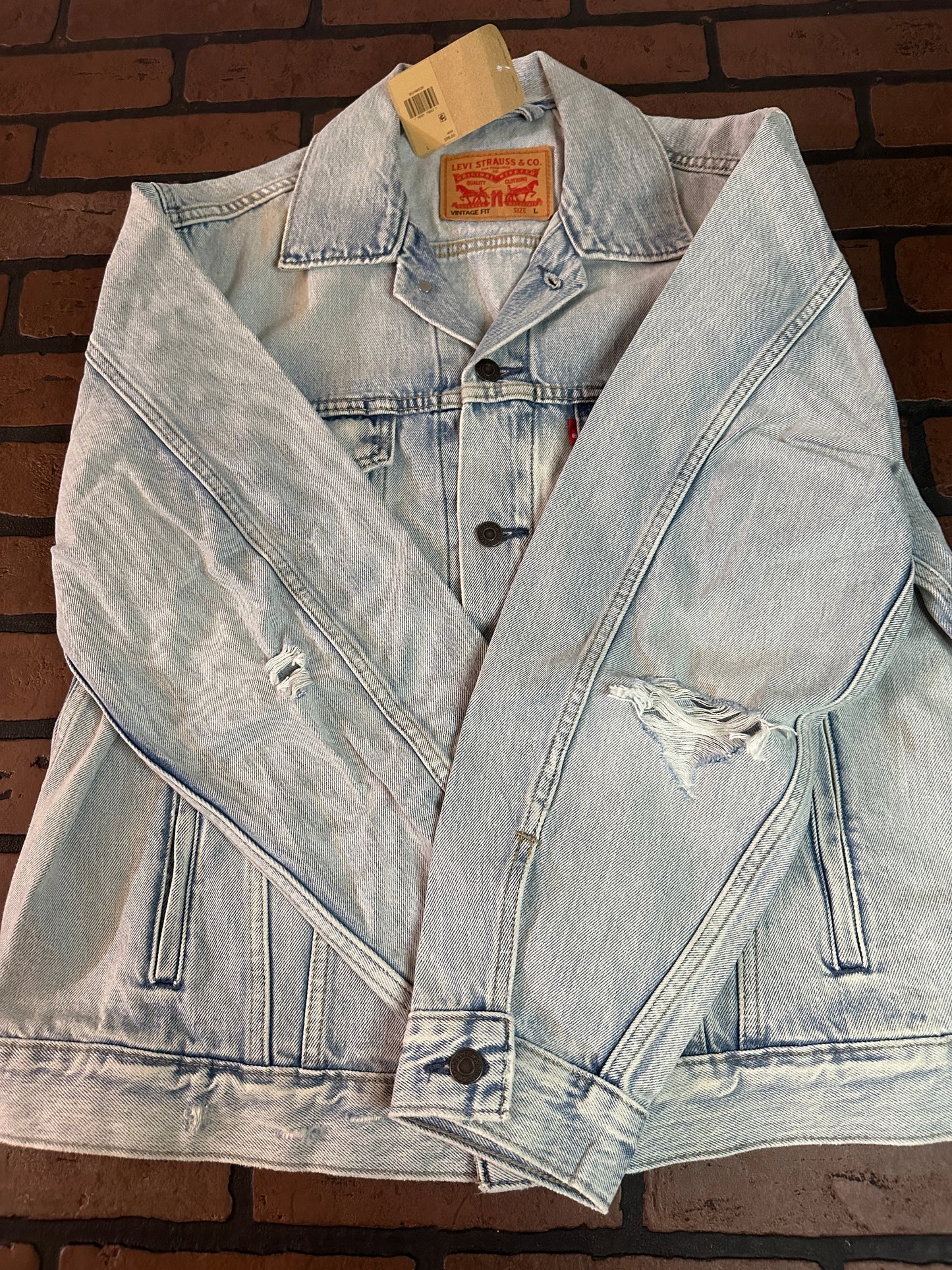 Levi's Distressed Denim Jacket