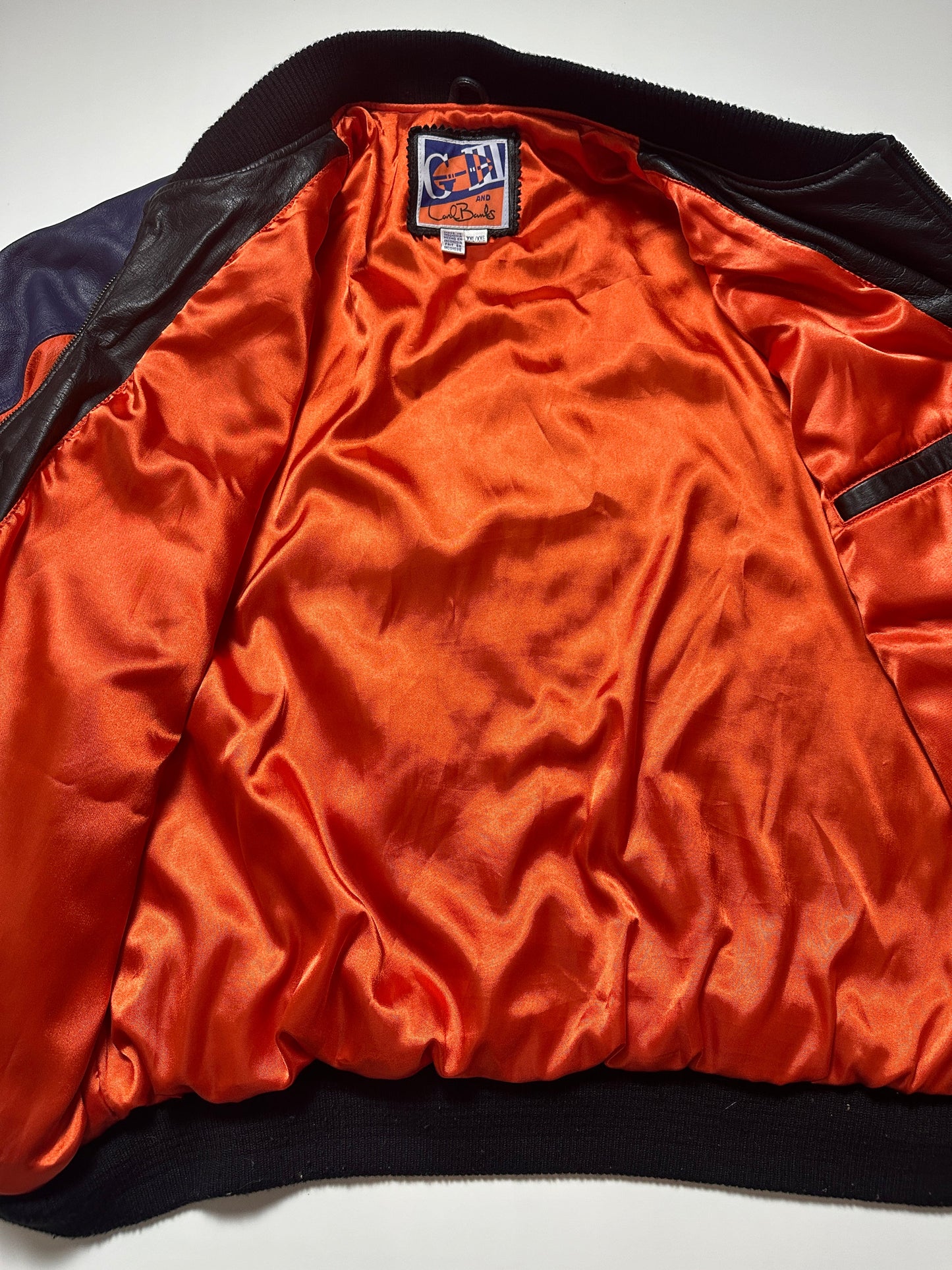 Denver Broncos Black Vintage Leather Jacket