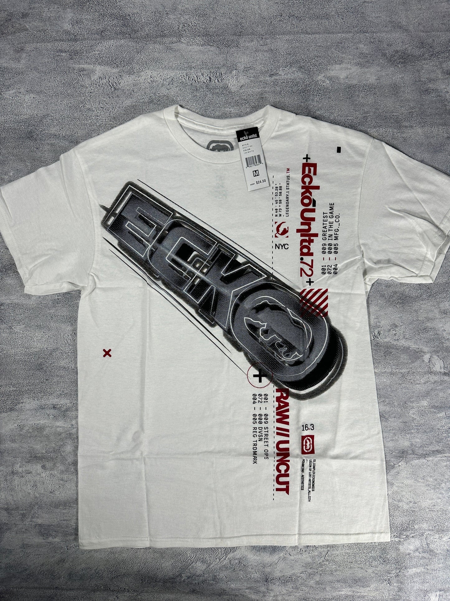 Ecko UNTLD White Y2K Graphic T-Shirt