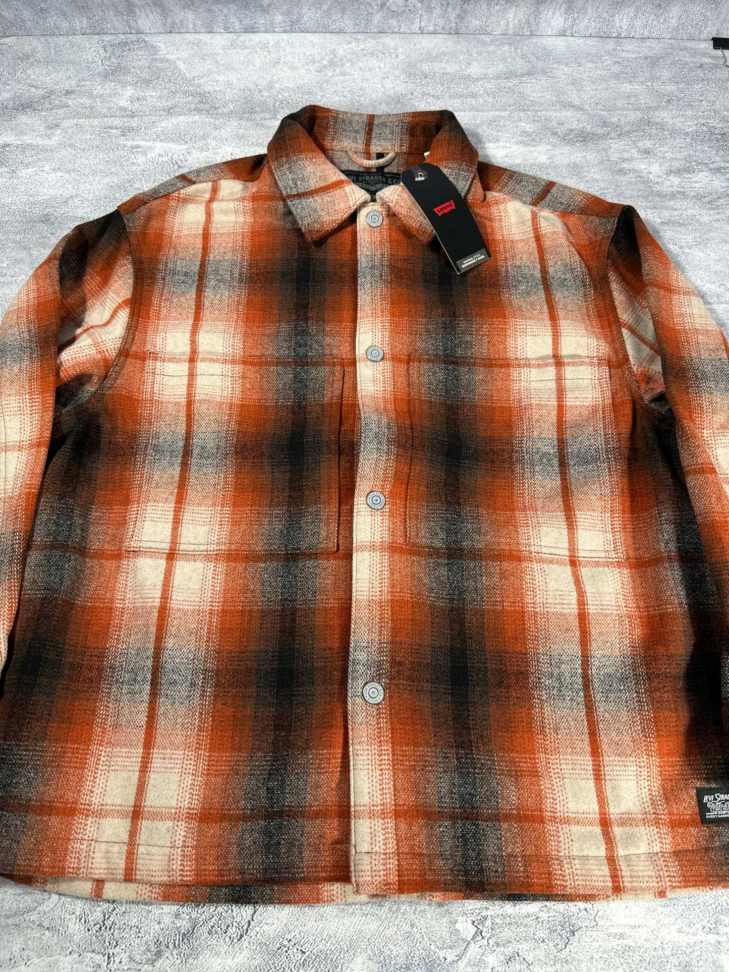 Levi’s Plaid Wool Portola Jacket