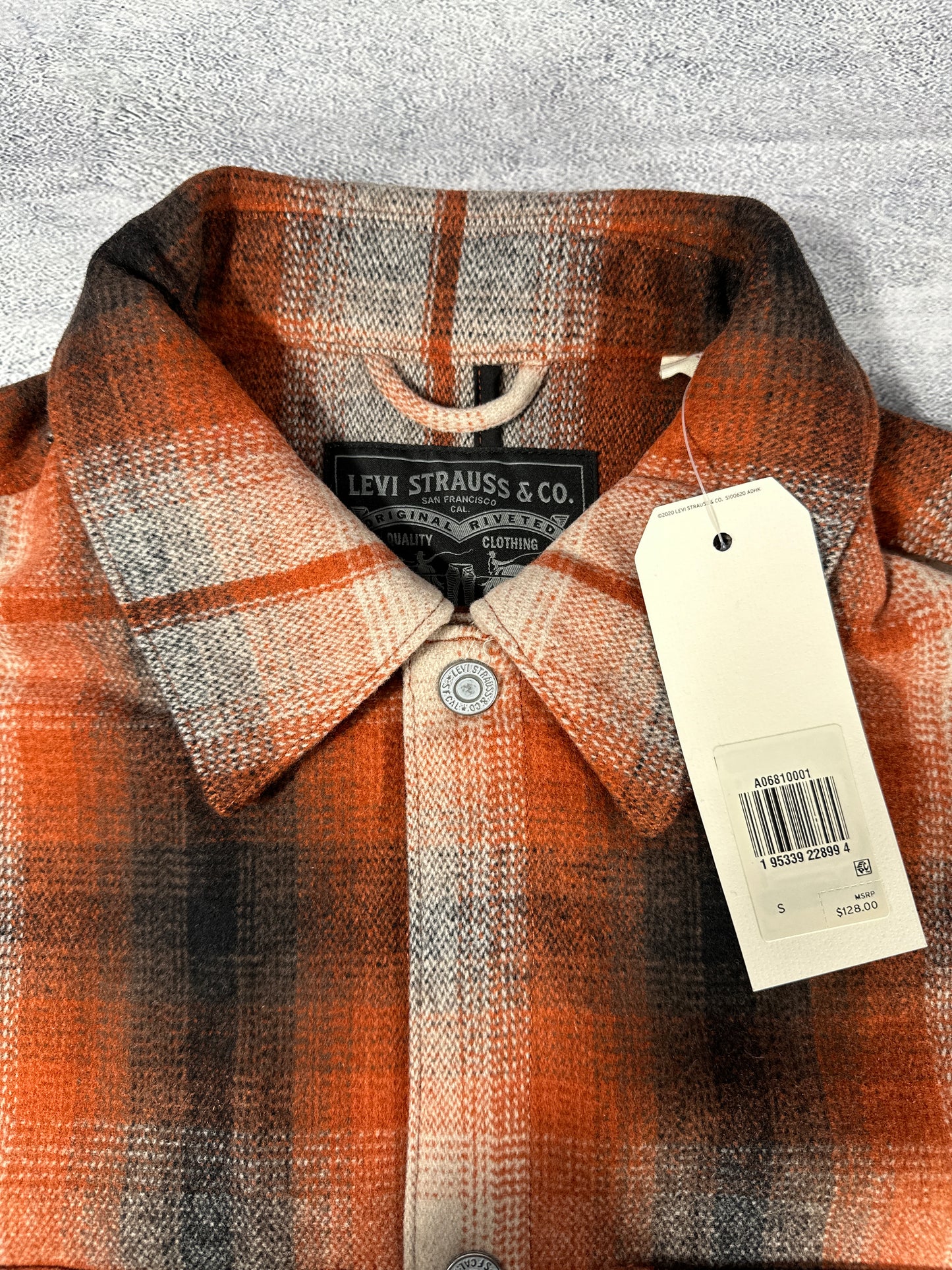 Levi’s Plaid Wool Portola Jacket