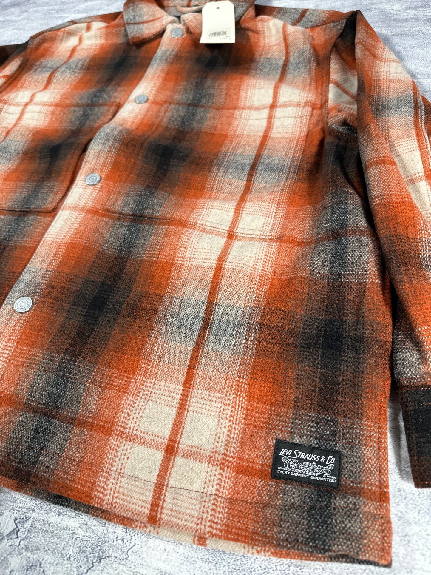 Levi’s Plaid Wool Portola Jacket