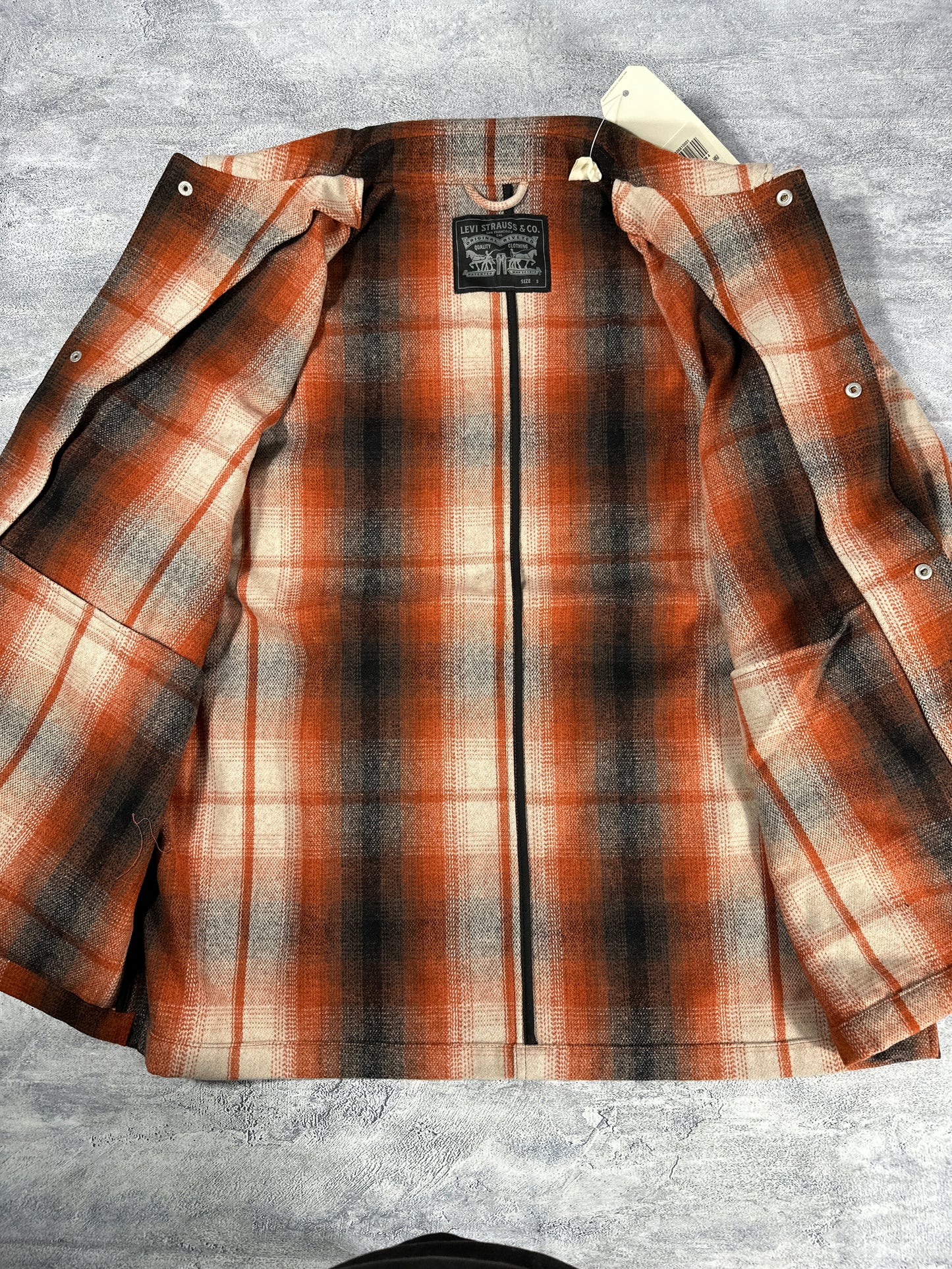 Levi’s Plaid Wool Portola Jacket