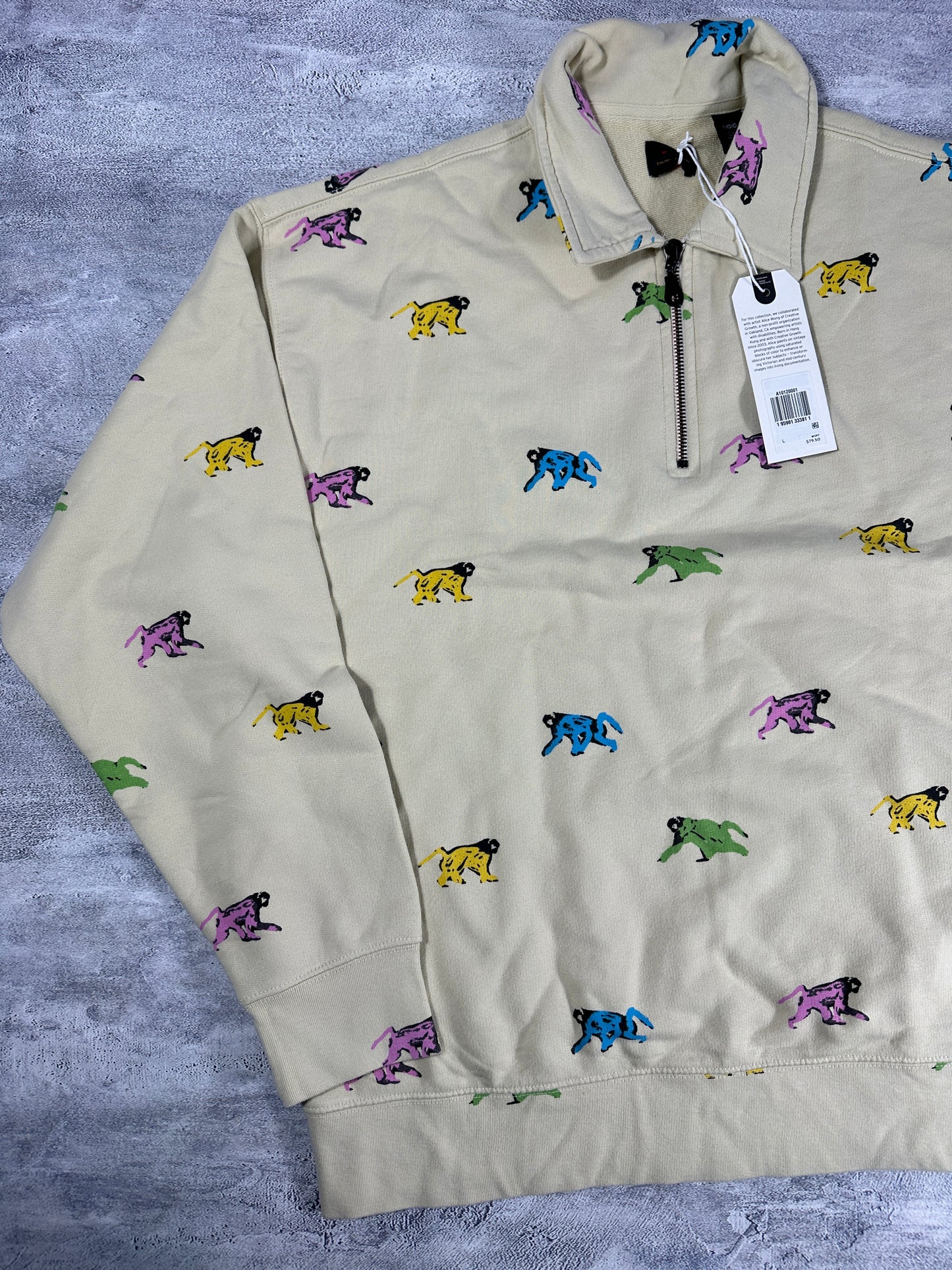 Levi's x Creative Growth 1/4 Zip Sweat Shirt