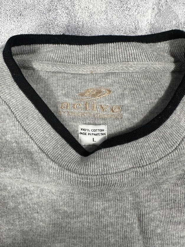 Striped Gray/Blue Vintage Knights Athletics Sweatshirt