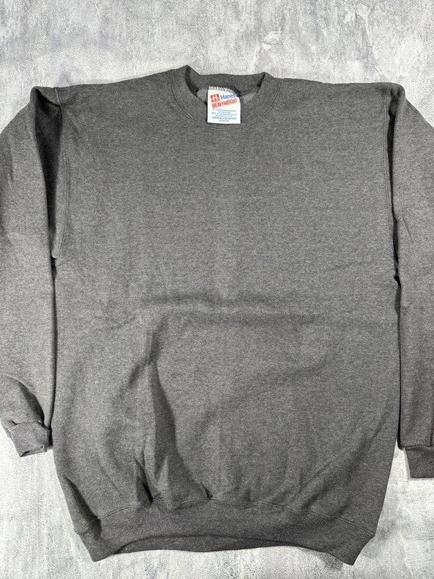 Hanes Heavyweight Gray Sweatshirt