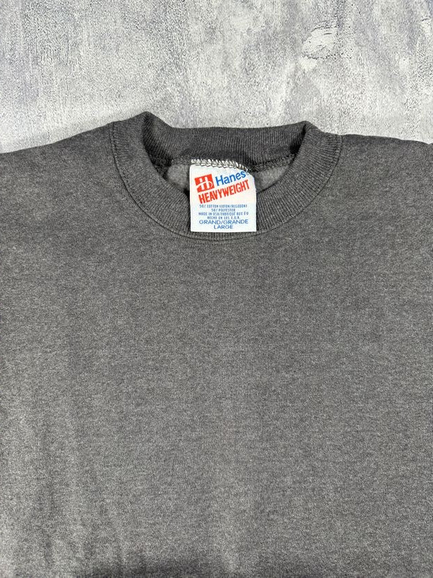 Hanes Heavyweight Gray Sweatshirt