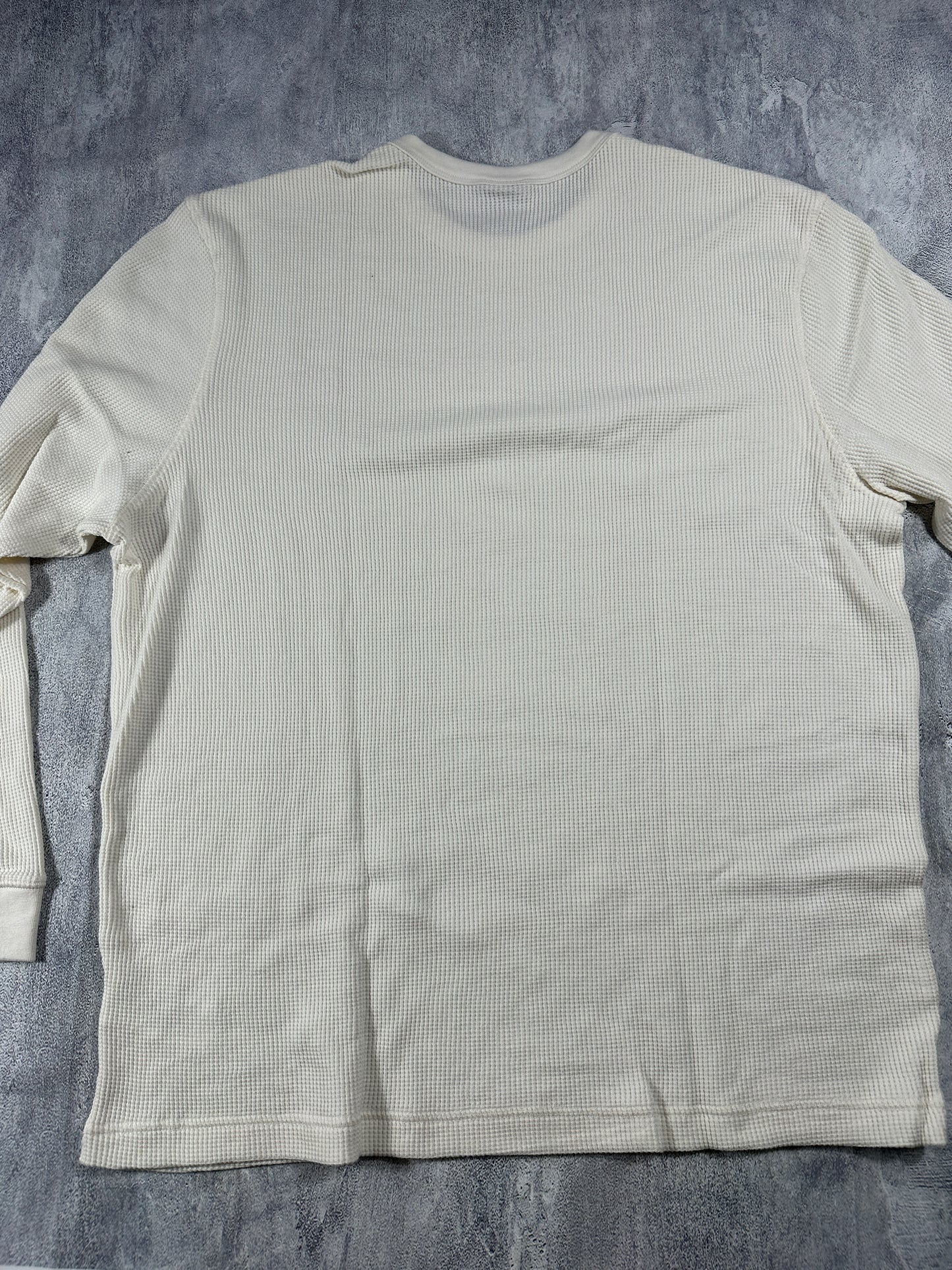 Dickies White Waffle Thermal Long Sleeve Shirt