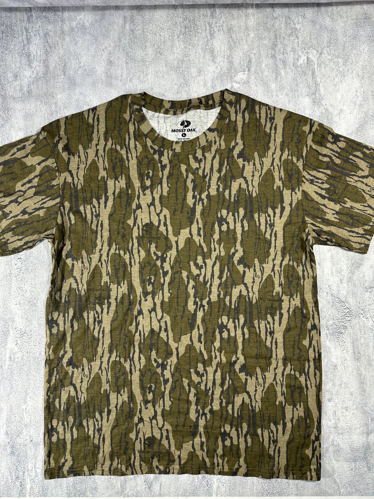 Mossy Oak Original Bottom Lands Camouflage Short Sleeve Shirt