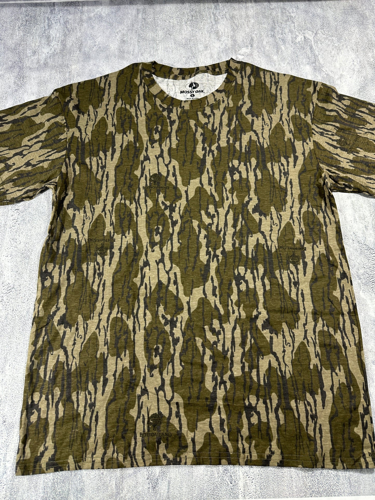 Mossy Oak Original Bottom Lands Camouflage Short Sleeve Shirt