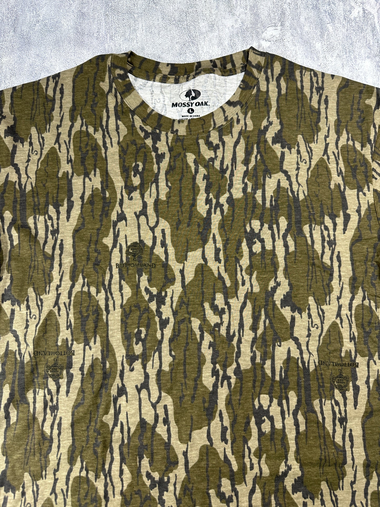 Mossy Oak Original Bottom Lands Camouflage Short Sleeve Shirt