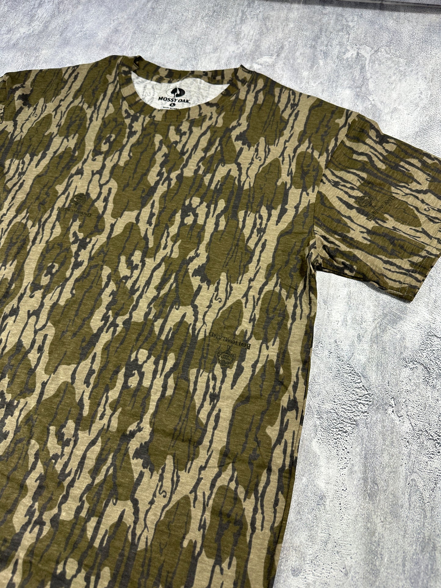 Mossy Oak Original Bottom Lands Camouflage Short Sleeve Shirt