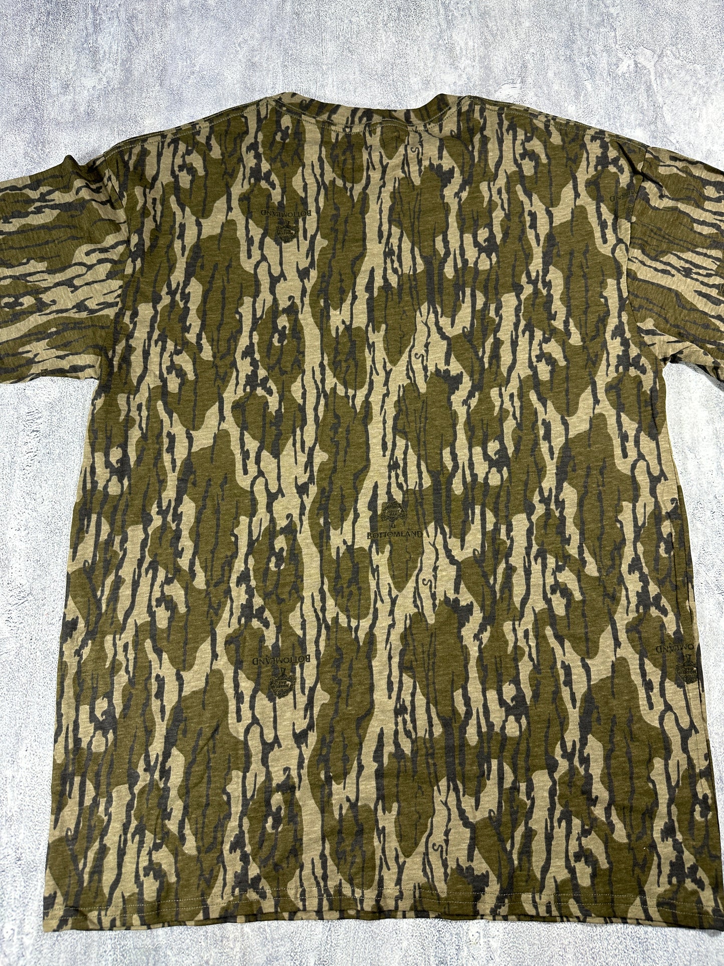Mossy Oak Original Bottom Lands Camouflage Short Sleeve Shirt
