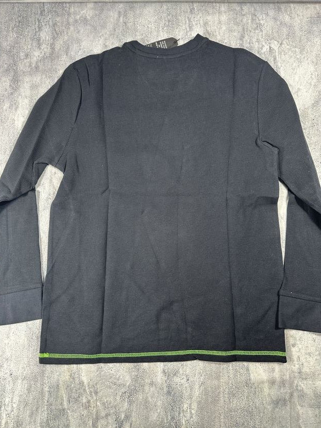 Kangol Blue Thermal Long Sleeve Shirt