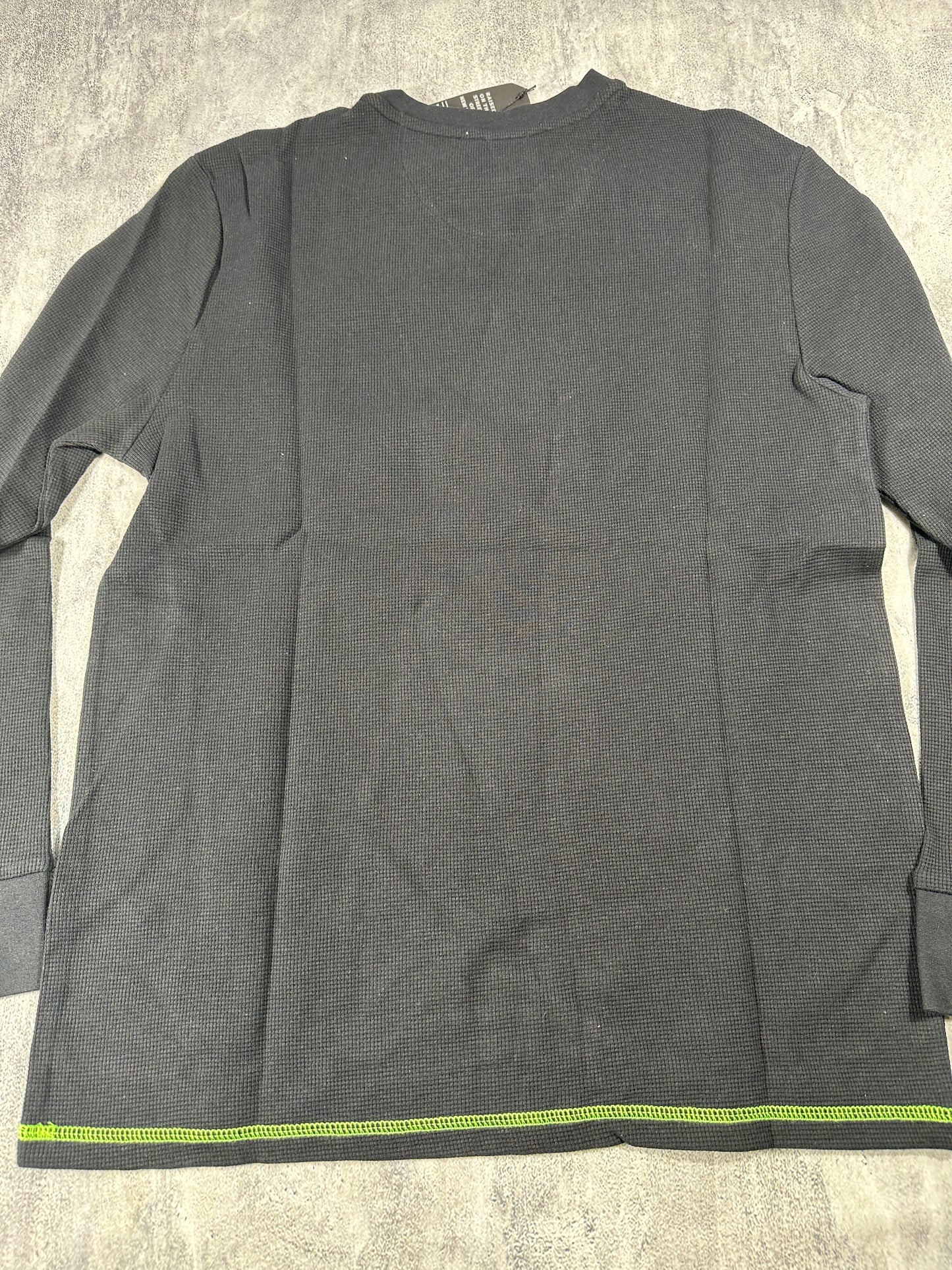 Kangol Blue Thermal Long Sleeve Shirt