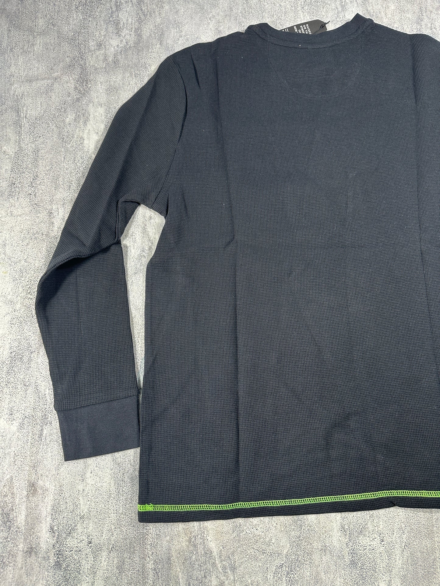 Kangol Blue Thermal Long Sleeve Shirt