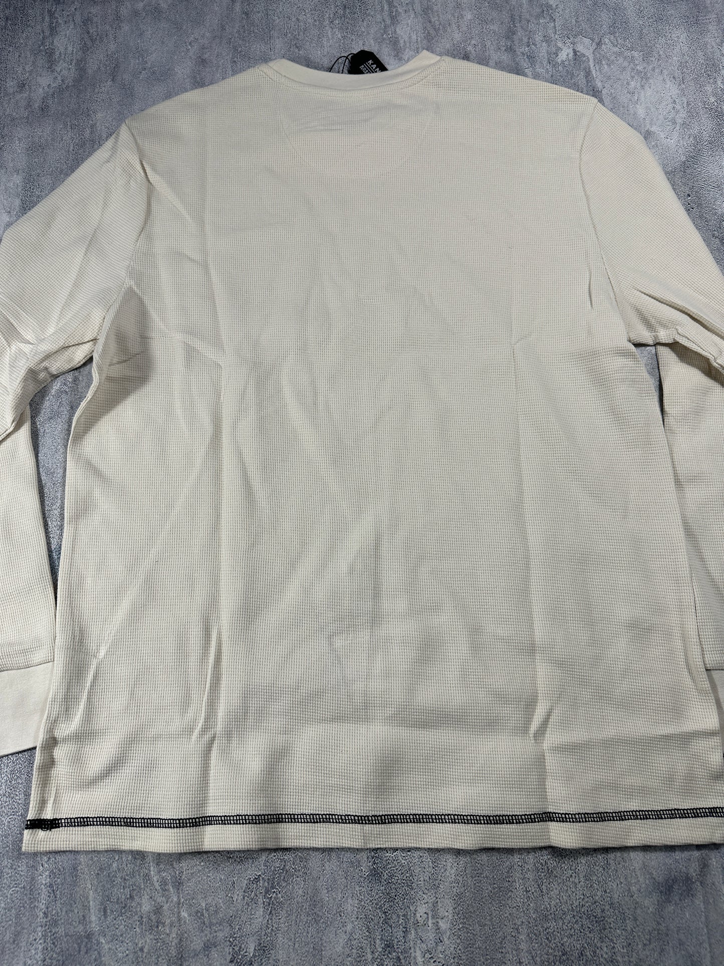 Kangol White Thermal Long Sleeve Shirt