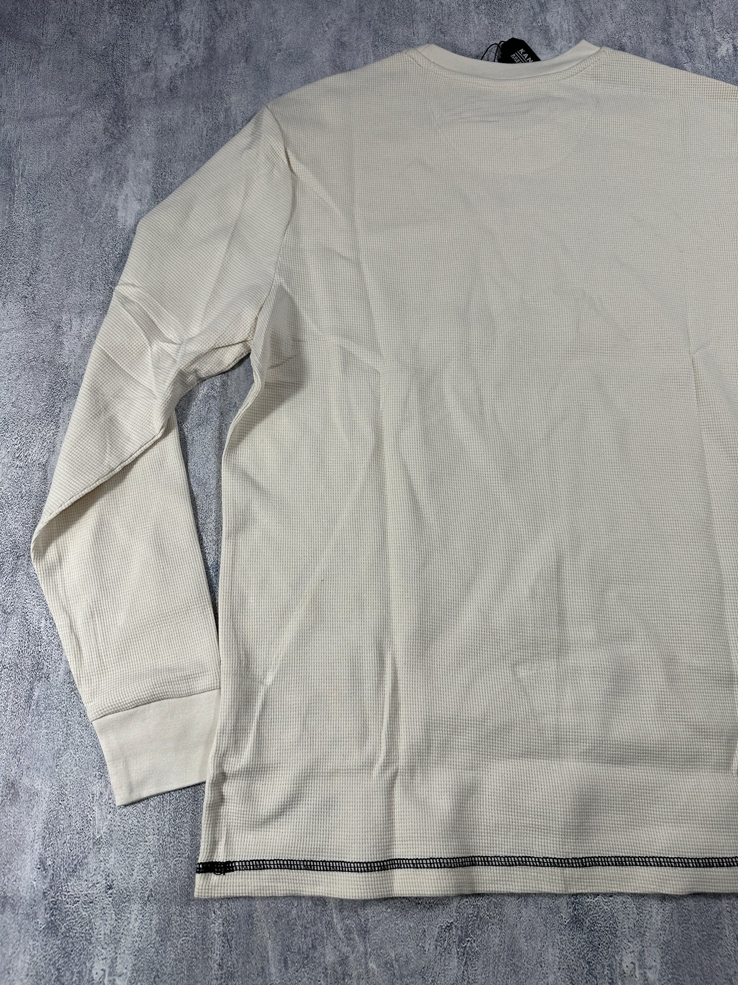 Kangol White Thermal Long Sleeve Shirt