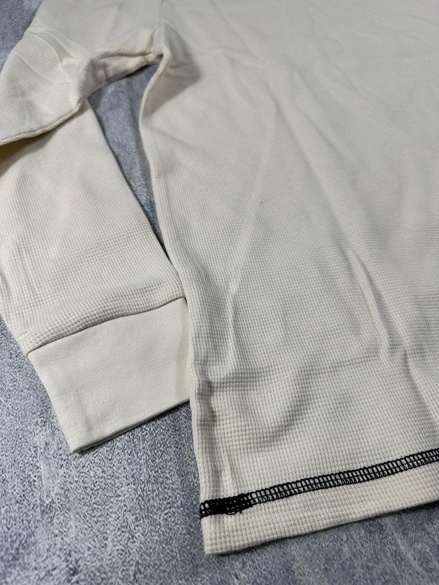 Kangol White Thermal Long Sleeve Shirt