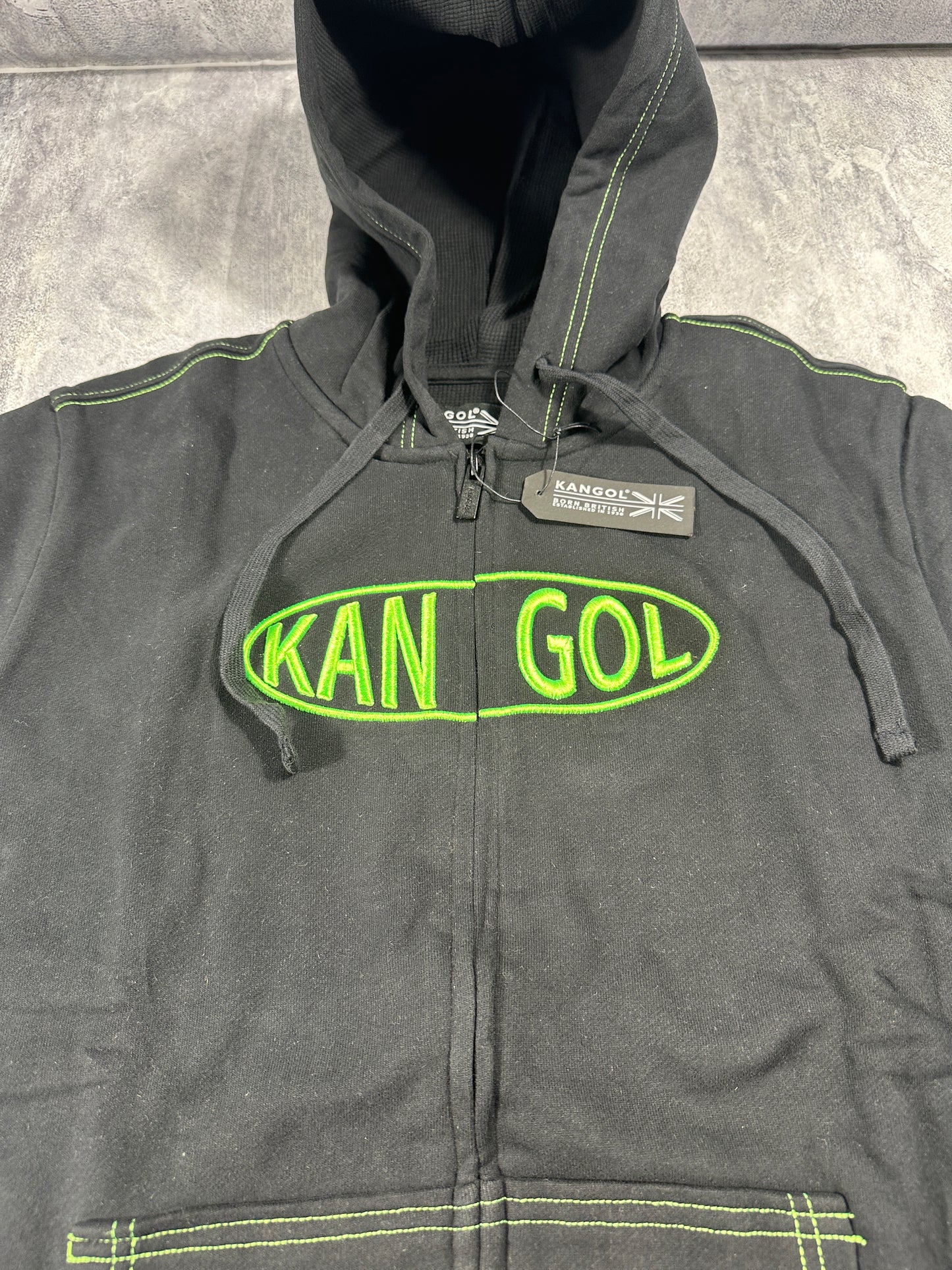 Kangol Black Zipper Jacket