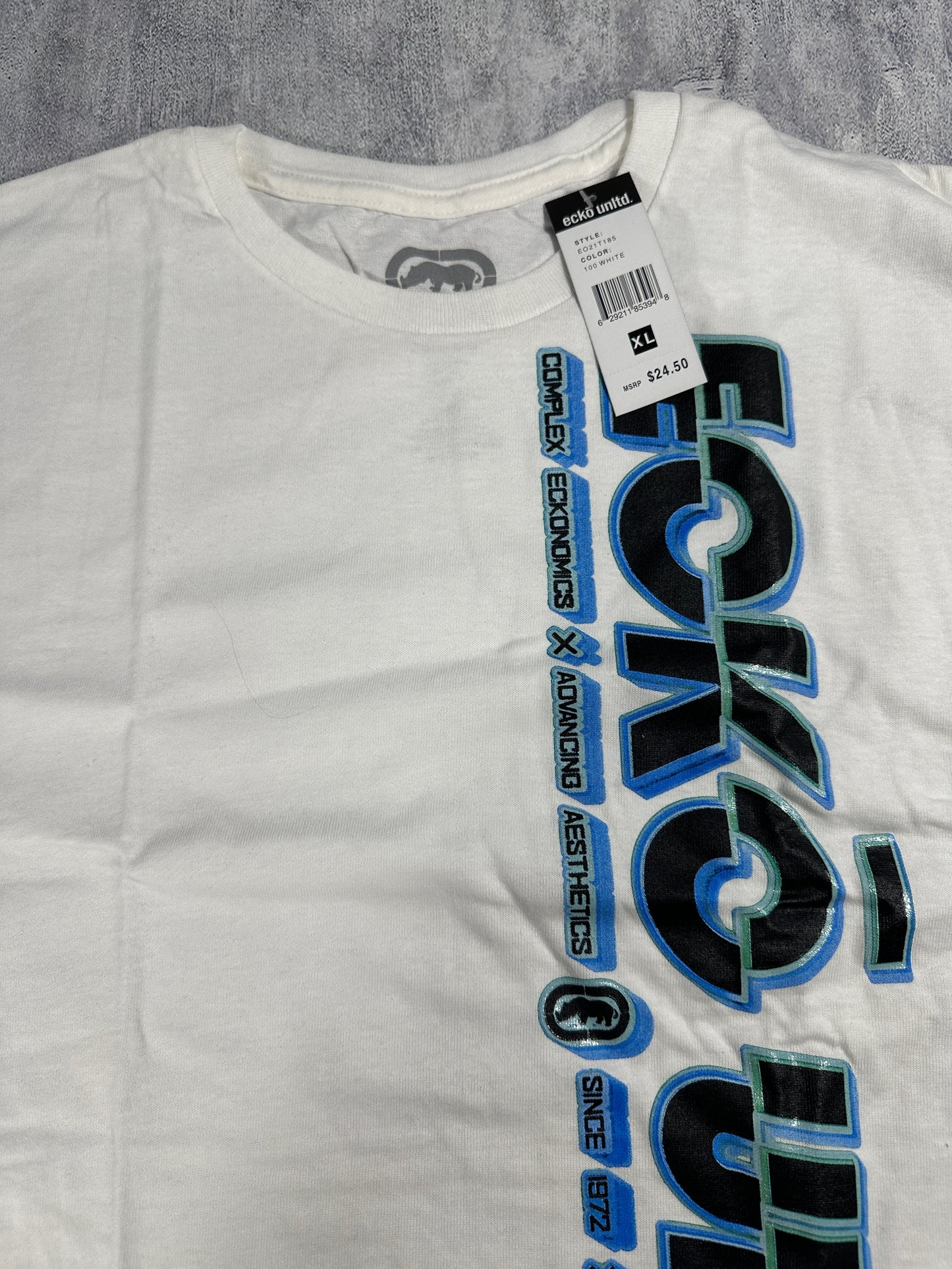 Ecko UNTLD Blue Logo Graphic T-shirt