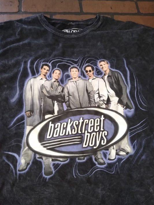 BACKSTREET BOYS - 2021 Distressed Retro Men's T-Shirt ~Never Worn~ 0X/1X