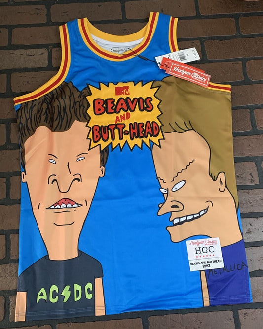 BEAVIS & BUTTHEAD Headgear Classics Basketball Blue Jersey