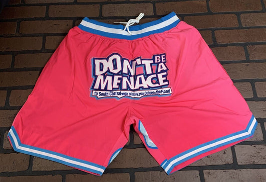 DON'T BE A MENACE TO SOCIETY Headgear Classics Basketball Shorts