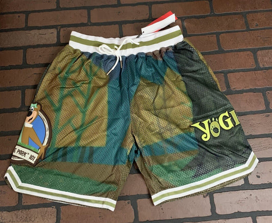 YOGI BEAR JELLYSTONE PARK Headgear Classics Basketball Shorts