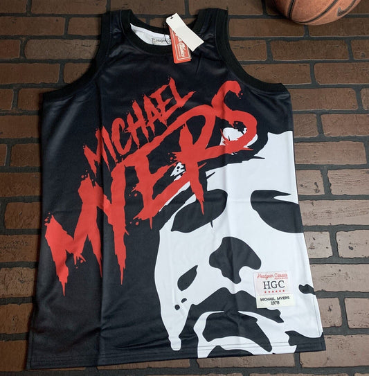 MICHAEL MYERS Headgear Classics Basketball Jersey