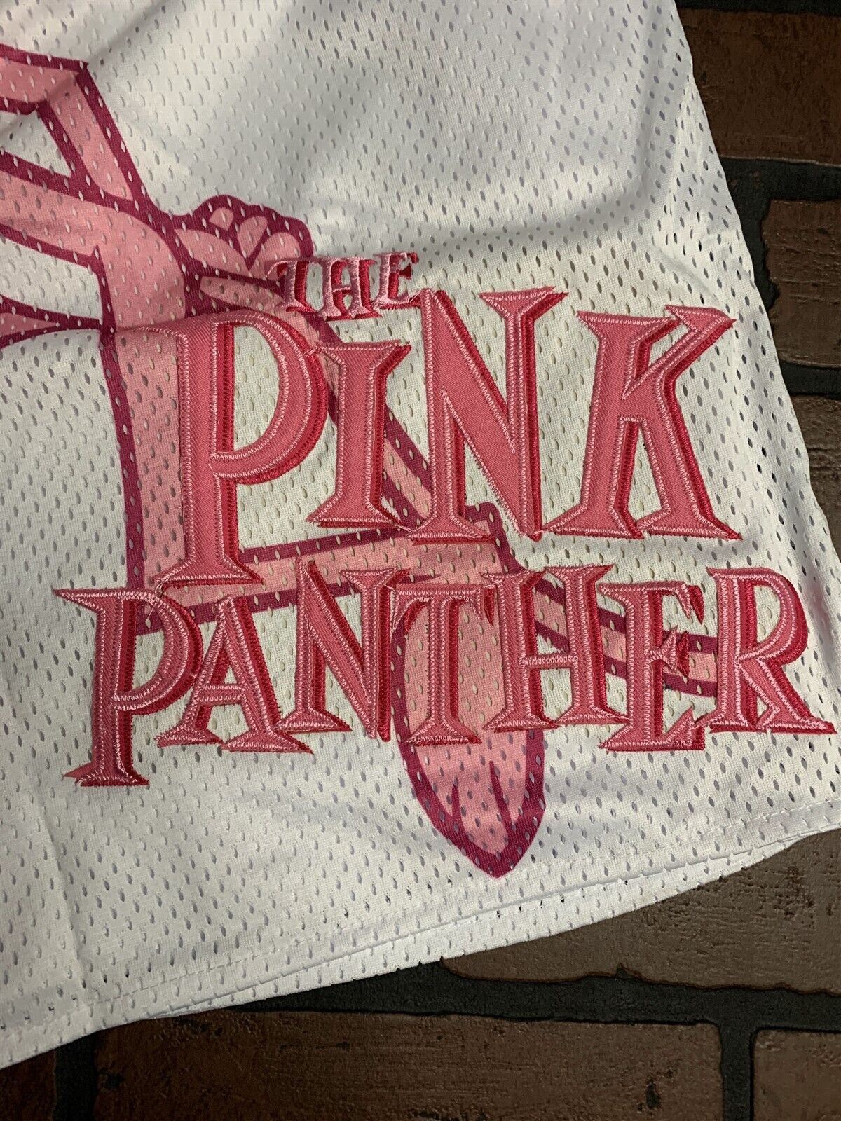 PINK PANTHER Headgear Classics White Basketball Shorts ~Never Worn~ XL