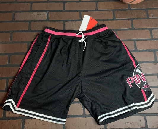 PINKY'S RECORDS Headgear Classics Black Basketball Shorts