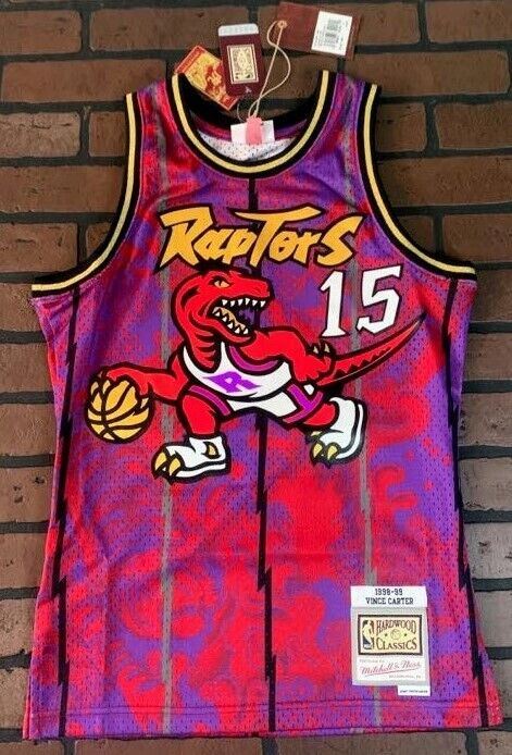 Vince Carter Toronto Raptors Mitchell and Ness Basketball Jersey