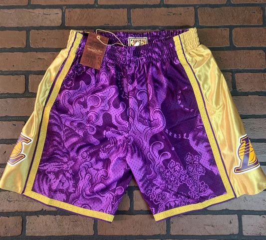 LA LAKERS Mitchell & Ness Swingman CNY 4.0 Basketball Shorts