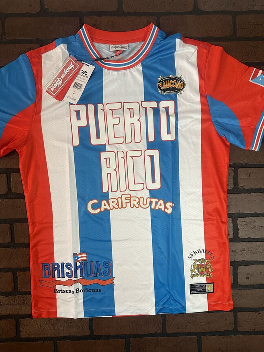 PUERTO RICO 1990 World Cup National Team Headgear Classics Soccer Jersey